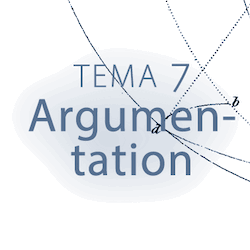 tema 7: argumentation